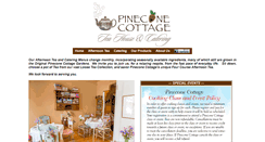 Desktop Screenshot of pineconecottageteahouse.com